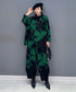 Geometric Pattern Top & Pants Co-ord